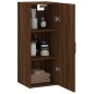 vidaXL Wandschrank Braun Eichen-Optik 34,5x34x90 cm vidaXL Wandschrank Braun Eichen-Optik 34,5x34x90 cm