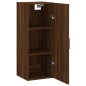 vidaXL Wandschrank Braun Eichen-Optik 34,5x34x90 cm vidaXL Wandschrank Braun Eichen-Optik 34,5x34x90 cm