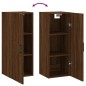vidaXL Wandschrank Braun Eichen-Optik 34,5x34x90 cm vidaXL Wandschrank Braun Eichen-Optik 34,5x34x90 cm