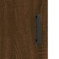 vidaXL Wandschrank Braun Eichen-Optik 34,5x34x90 cm vidaXL Wandschrank Braun Eichen-Optik 34,5x34x90 cm