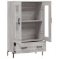 vidaXL Highboard Grau Sonoma 69,5x31x115 cm Holzwerkstoff vidaXL Highboard Grau Sonoma 69,5x31x115 cm Holzwerkstoff