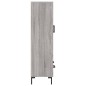 vidaXL Highboard Grau Sonoma 69,5x31x115 cm Holzwerkstoff vidaXL Highboard Grau Sonoma 69,5x31x115 cm Holzwerkstoff