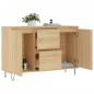 vidaXL Sideboard Sonoma-Eiche 104x35x70 cm Holzwerkstoff vidaXL Sideboard Sonoma-Eiche 104x35x70 cm Holzwerkstoff