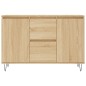 vidaXL Sideboard Sonoma-Eiche 104x35x70 cm Holzwerkstoff vidaXL Sideboard Sonoma-Eiche 104x35x70 cm Holzwerkstoff