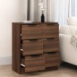 vidaXL Sideboards 2 Stk. Braun Eichen-Optik 30x30x70 cm Holzwerkstoff vidaXL Sideboards 2 Stk. Braun Eichen-Optik 30x30x70 cm Holzwerkstoff