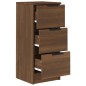 vidaXL Sideboards 2 Stk. Braun Eichen-Optik 30x30x70 cm Holzwerkstoff vidaXL Sideboards 2 Stk. Braun Eichen-Optik 30x30x70 cm Holzwerkstoff