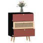 vidaXL Sideboard mit Schubladen 60x30x75 cm Holzwerkstoff vidaXL Sideboard mit Schubladen 60x30x75 cm Holzwerkstoff