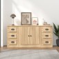 vidaXL Sideboards 3 Stk. Sonoma-Eiche Holzwerkstoff vidaXL Sideboards 3 Stk. Sonoma-Eiche Holzwerkstoff