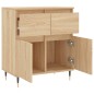 vidaXL Sideboard Sonoma-Eiche 60x35x70 cm Holzwerkstoff vidaXL Sideboard Sonoma-Eiche 60x35x70 cm Holzwerkstoff