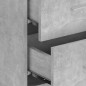 vidaXL Wand-Nachttisch Betongrau vidaXL Wand-Nachttisch Betongrau