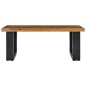 vidaXL Couchtisch 100×50×40 cm Teak-Massivholz und Lavastein vidaXL Couchtisch 100×50×40 cm Teak-Massivholz und Lavastein