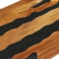 vidaXL Couchtisch 100×50×40 cm Teak-Massivholz und Lavastein vidaXL Couchtisch 100×50×40 cm Teak-Massivholz und Lavastein