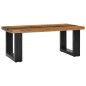 vidaXL Couchtisch 100×50×40 cm Teak-Massivholz und Lavastein vidaXL Couchtisch 100×50×40 cm Teak-Massivholz und Lavastein