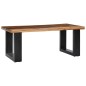 vidaXL Couchtisch 100×50×40 cm Teak-Massivholz und Lavastein vidaXL Couchtisch 100×50×40 cm Teak-Massivholz und Lavastein