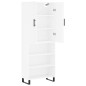 Highboard Weiß 69,5x34x180 cm Holzwerkstoff Highboard Weiß 69,5x34x180 cm Holzwerkstoff