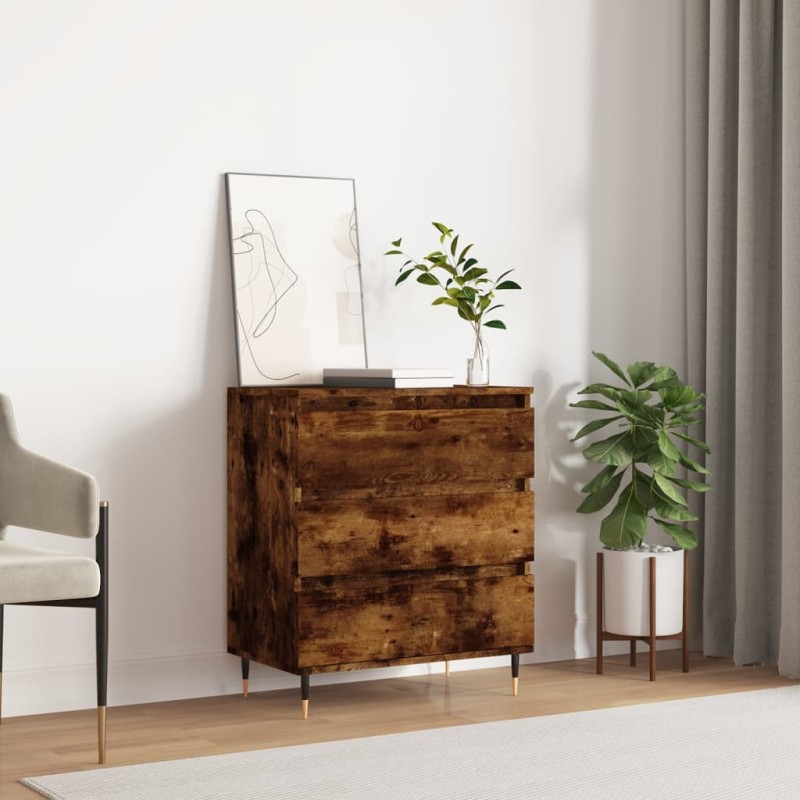 vidaXL Sideboard Räuchereiche 60x35x70 cm Holzwerkstoff vidaXL Sideboard Räuchereiche 60x35x70 cm Holzwerkstoff