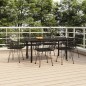 vidaXL 7-tlg. Garten-Essgruppe Schwarz Poly Rattan vidaXL 7-tlg. Garten-Essgruppe Schwarz Poly Rattan