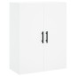 Highboard Weiß 69,5x34x180 cm Holzwerkstoff Highboard Weiß 69,5x34x180 cm Holzwerkstoff