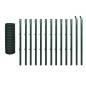 vidaXL Eurozaun Stahl 25x1,5 m Grün vidaXL Eurozaun Stahl 25x1,5 m Grün