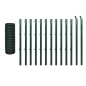 vidaXL Eurozaun Stahl 25x1,5 m Grün vidaXL Eurozaun Stahl 25x1,5 m Grün