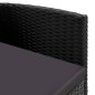 Gartenstühle 2 Stk. Poly-Rattan Schwarz Gartenstühle 2 Stk. Poly-Rattan Schwarz