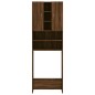 vidaXL Waschmaschinenschrank Braun Eichen-Optik 64x25,5x190 cm vidaXL Waschmaschinenschrank Braun Eichen-Optik 64x25,5x190 cm