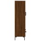 vidaXL Highboard Braun Eichen-Optik 69,5x31x115 cm Holzwerkstoff vidaXL Highboard Braun Eichen-Optik 69,5x31x115 cm Holzwerkstoff