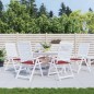 Gartenstuhl-Kissen 6 Stk. Weinrot 50x50x3 cm Oxford-Gewebe Gartenstuhl-Kissen 6 Stk. Weinrot 50x50x3 cm Oxford-Gewebe