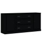 vidaXL Sideboards 3 Stk. Schwarz Holzwerkstoff vidaXL Sideboards 3 Stk. Schwarz Holzwerkstoff