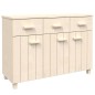 vidaXL Sideboard HAMAR Honigbraun 113x40x80 cm Massivholz Kiefer vidaXL Sideboard HAMAR Honigbraun 113x40x80 cm Massivholz Kiefer