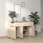 vidaXL Sideboard HAMAR Honigbraun 113x40x80 cm Massivholz Kiefer vidaXL Sideboard HAMAR Honigbraun 113x40x80 cm Massivholz Kiefer