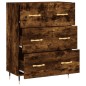 vidaXL Sideboard Räuchereiche 69,5x34x90 cm Holzwerkstoff vidaXL Sideboard Räuchereiche 69,5x34x90 cm Holzwerkstoff