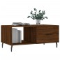 vidaXL Couchtisch Braun Eichen-Optik 90x50x40 cm Holzwerkstoff vidaXL Couchtisch Braun Eichen-Optik 90x50x40 cm Holzwerkstoff