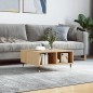 vidaXL Couchtisch Sonoma-Eiche 60x60x30 cm Holzwerkstoff