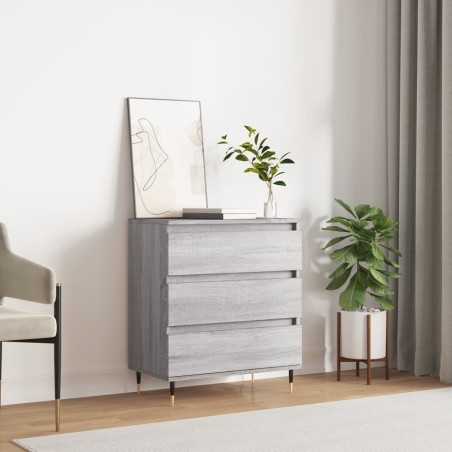 vidaXL Sideboard Grau Sonoma 60x35x70 cm Holzwerkstoff