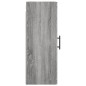 vidaXL Wandschrank Grau Sonoma 34,5x34x90 cm vidaXL Wandschrank Grau Sonoma 34,5x34x90 cm