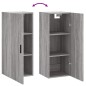 vidaXL Wandschrank Grau Sonoma 34,5x34x90 cm vidaXL Wandschrank Grau Sonoma 34,5x34x90 cm