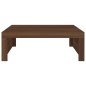 vidaXL Couchtisch Braun Eiche 100x100x35 cm Holzwerkstoff vidaXL Couchtisch Braun Eiche 100x100x35 cm Holzwerkstoff