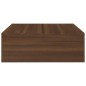 vidaXL Couchtisch Braun Eiche 100x100x35 cm Holzwerkstoff vidaXL Couchtisch Braun Eiche 100x100x35 cm Holzwerkstoff