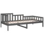 vidaXL Tagesbett Grau 90x200 cm Massivholz Kiefer vidaXL Tagesbett Grau 90x200 cm Massivholz Kiefer