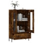 vidaXL Highboard Räuchereiche 69,5x31x115 cm Holzwerkstoff vidaXL Highboard Räuchereiche 69,5x31x115 cm Holzwerkstoff