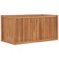 vidaXL Hochbeet 100x50x50 cm Massivholz Teak vidaXL Hochbeet 100x50x50 cm Massivholz Teak