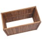 vidaXL Hochbeet 100x50x50 cm Massivholz Teak vidaXL Hochbeet 100x50x50 cm Massivholz Teak