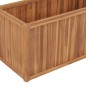 vidaXL Hochbeet 100x50x50 cm Massivholz Teak vidaXL Hochbeet 100x50x50 cm Massivholz Teak