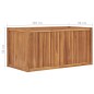 vidaXL Hochbeet 100x50x50 cm Massivholz Teak vidaXL Hochbeet 100x50x50 cm Massivholz Teak