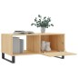 vidaXL Couchtisch Sonoma-Eiche 90x50x40 cm Holzwerkstoff vidaXL Couchtisch Sonoma-Eiche 90x50x40 cm Holzwerkstoff