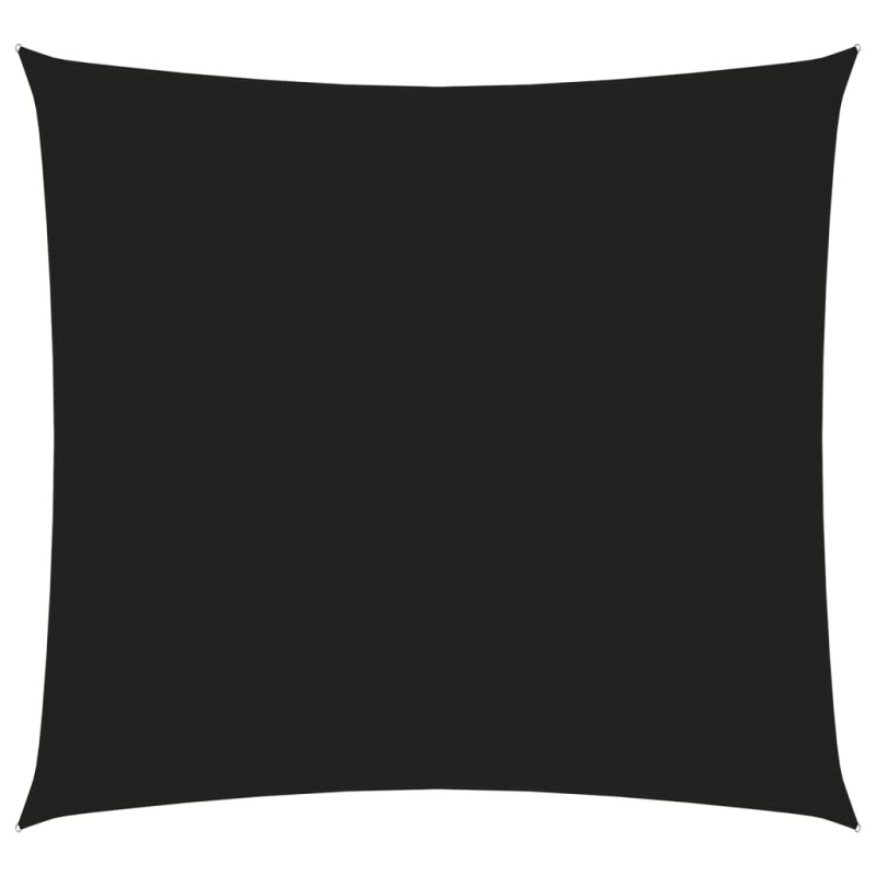 vidaXL Sonnensegel Oxford Gewebe Quadratisch 3,6x3,6 m Schwarz