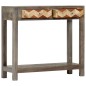vidaXL Konsolentisch Grau 86x30x76 cm Massivholz Mango vidaXL Konsolentisch Grau 86x30x76 cm Massivholz Mango