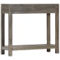 vidaXL Konsolentisch Grau 86x30x76 cm Massivholz Mango vidaXL Konsolentisch Grau 86x30x76 cm Massivholz Mango