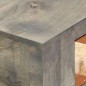 vidaXL Konsolentisch Grau 86x30x76 cm Massivholz Mango vidaXL Konsolentisch Grau 86x30x76 cm Massivholz Mango